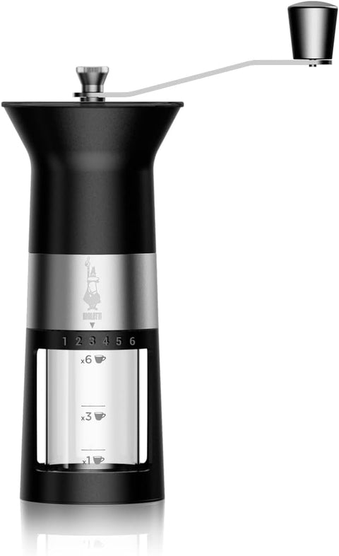 Bialetti Manual Coffee Grinder Steel Black