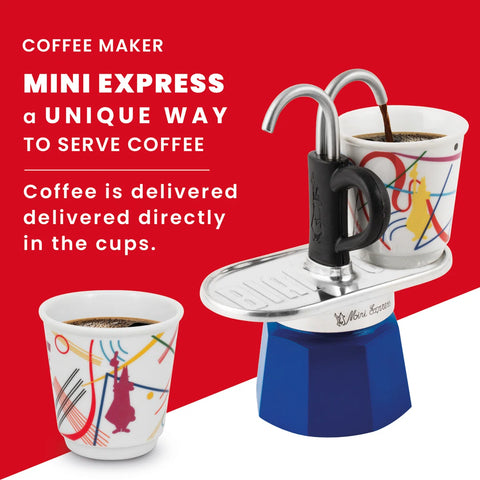 Bialetti Kandinsky Mini Express Stovetop Espresso Maker