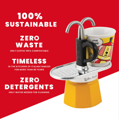 Bialetti Lichtenstein Mini Express Stovetop Espresso Maker