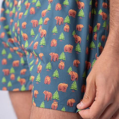 BillyBelt Brown Bear Boxer Shorts