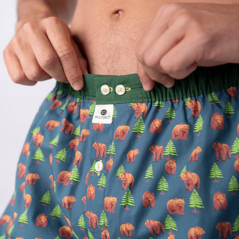 BillyBelt Brown Bear Boxer Shorts
