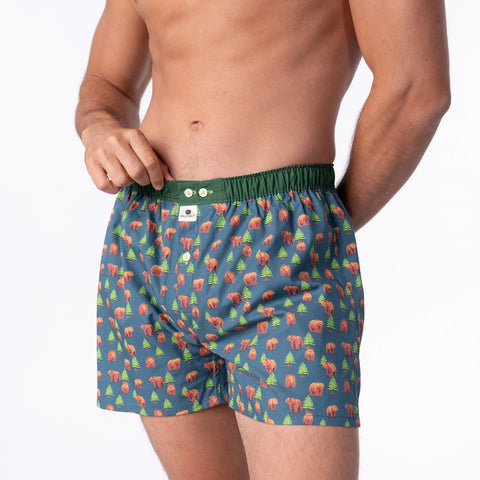 BillyBelt Brown Bear Boxer Shorts