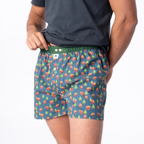 BillyBelt Brown Bear Boxer Shorts