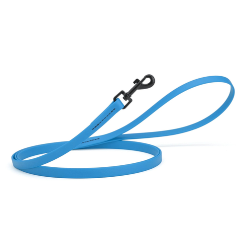 Biothane Waterproof Leash 6' x 1/2" - Cerulean Blue