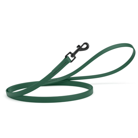 Biothane Waterproof Leash 6' x 1/2" - Hunter Green