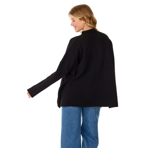 Black "Boo" Jacquard Sweater
