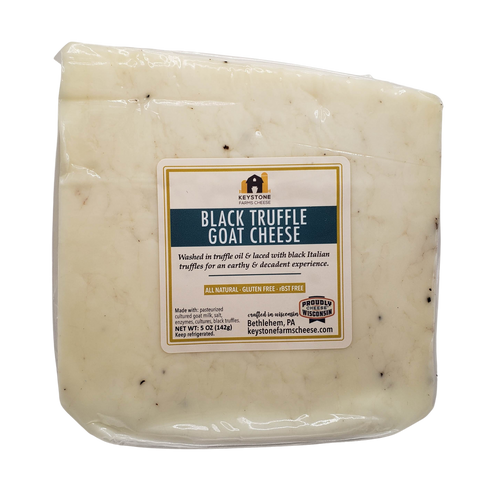 Black Truffle Goat - Keystone Cheese