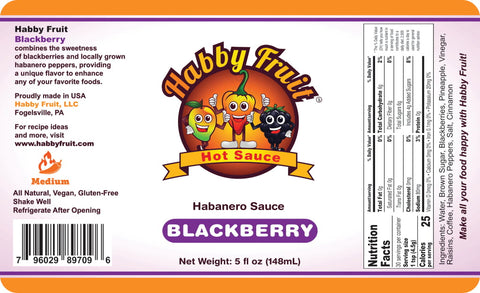 Habby Fruit Blackberry Hot Sauce