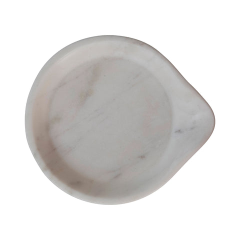 Blanc Marble Spoon Rest