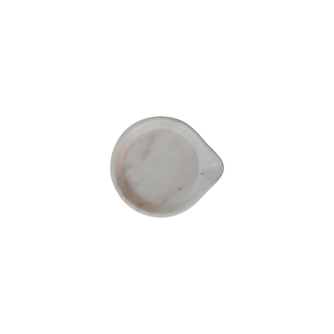 Blanc Marble Spoon Rest