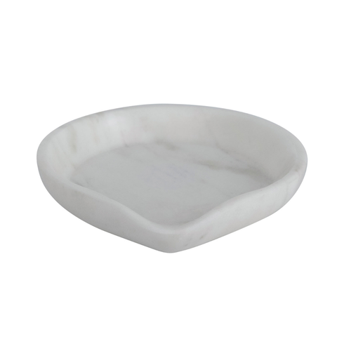 Blanc Marble Spoon Rest