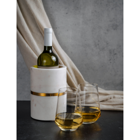 Blanc Marble Wine Bottle Chiller