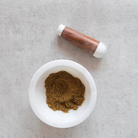 Blanc Mortar + Pestle Set