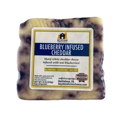 Blueberry Infused Cheddar - Keystone Cheese