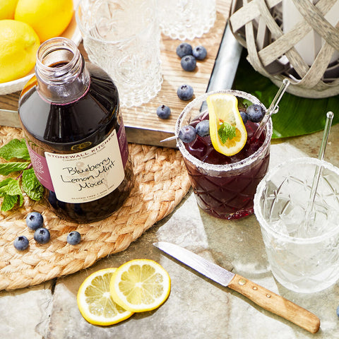 Blueberry Lemon Mint Cocktail Mix + Mocktail Mix - Stonewall Kitchen