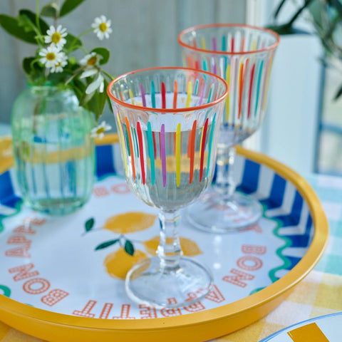 Bon Appetit Lemon Tin Tray