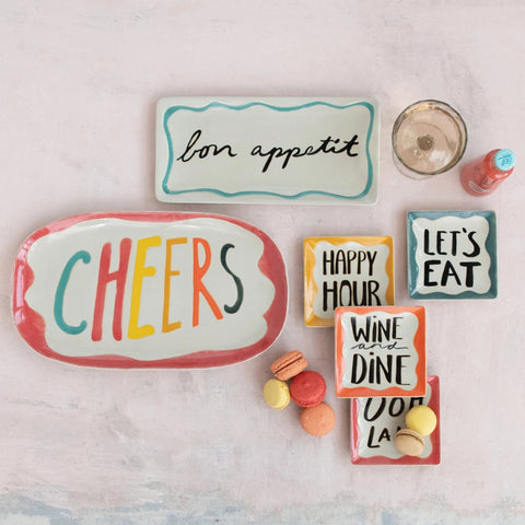 Bon Appétit Stoneware Platter