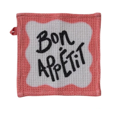 Bon Appétit Waffle Weave Dish Cloth
