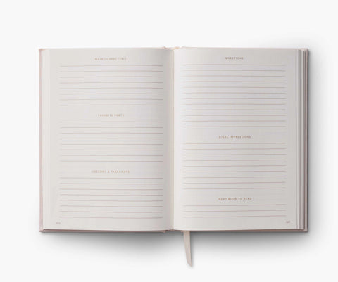 Book Club Embroidered Book Journal - Rifle Paper Co