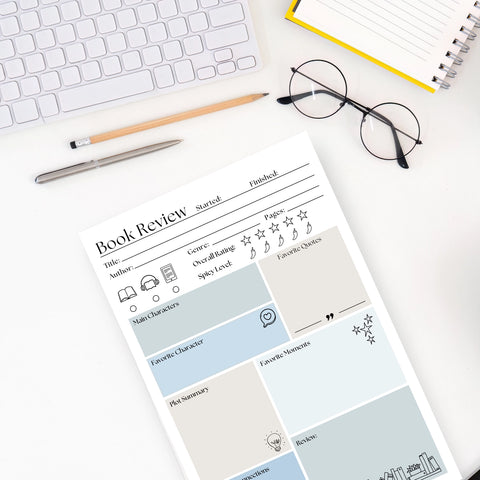 Book Review Notepad
