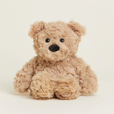 Brown Curly Bear Warmies® Junior