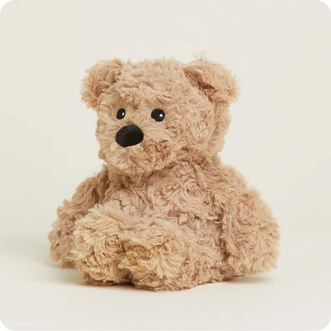 Brown Curly Bear Warmies® Junior