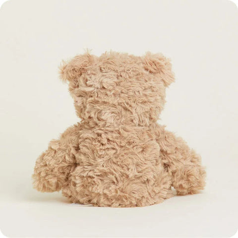 Brown Curly Bear Warmies® Junior