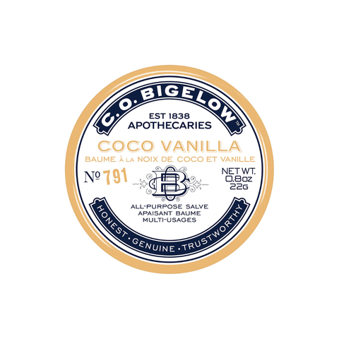 C.O. Bigelow Coco Vanilla All-Purpose Salve Tin No. 791