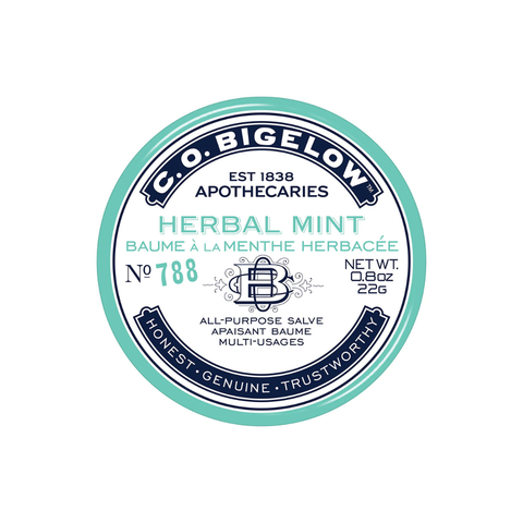 C.O. Bigelow Herbal Mint All-Purpose Salve Tin No. 788