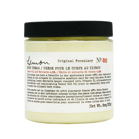 C.O. Bigelow Lemon Body Cream No. 005 - 8 oz