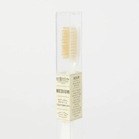 C.O. Bigelow Natural Bristle Toothbrush - Medium Ivory
