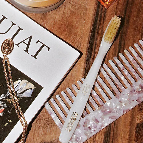 C.O. Bigelow Natural Bristle Toothbrush - Soft Ivory