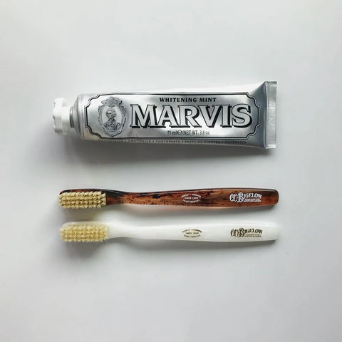 C.O. Bigelow Natural Bristle Toothbrush - Soft Tortoise
