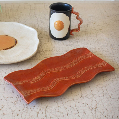 Ceramic Bacon Platter