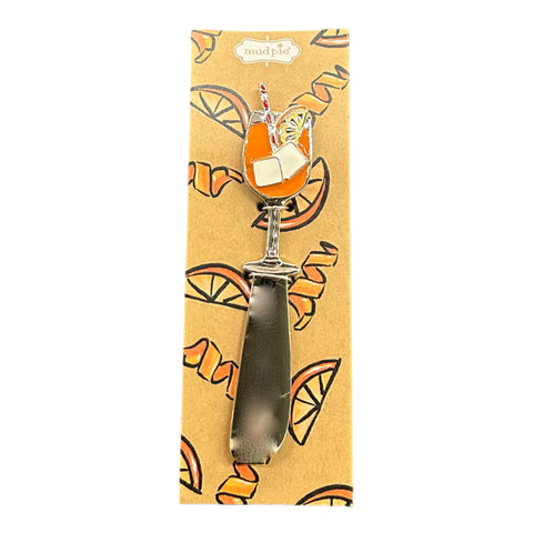 Cocktail Enamel Spreader - Aperol Spritz