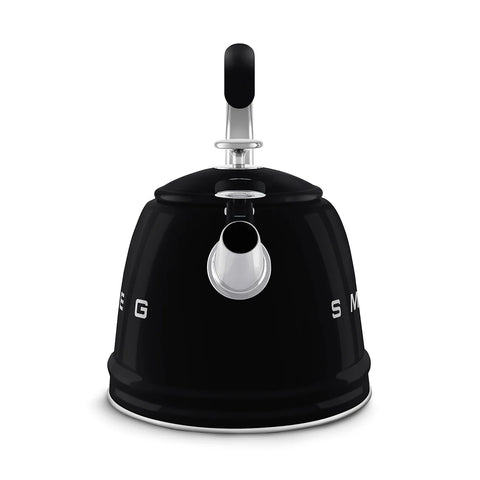SMEG Retro Style Whistling Stovetop Kettle, Black