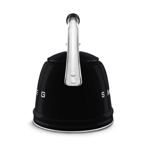 SMEG Retro Style Whistling Stovetop Kettle, Black