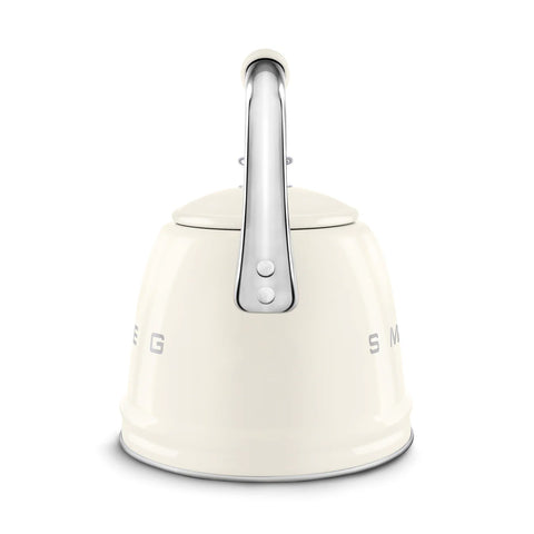 SMEG Retro Style Whistling Stovetop Kettle, Cream