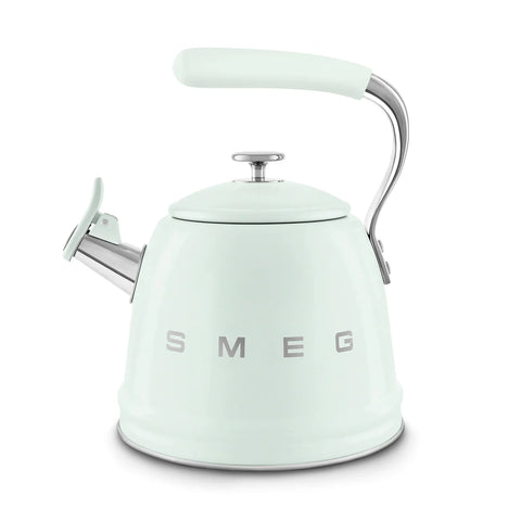 SMEG Retro Style Whistling Stovetop Kettle, Pastel Green