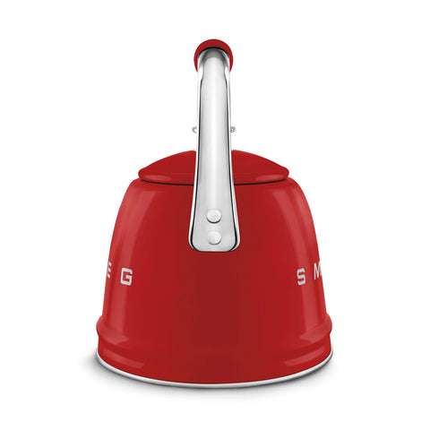 SMEG Retro Style Whistling Stovetop Kettle, Red