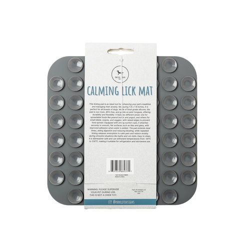 Calming Lick Mat - Dark Grey