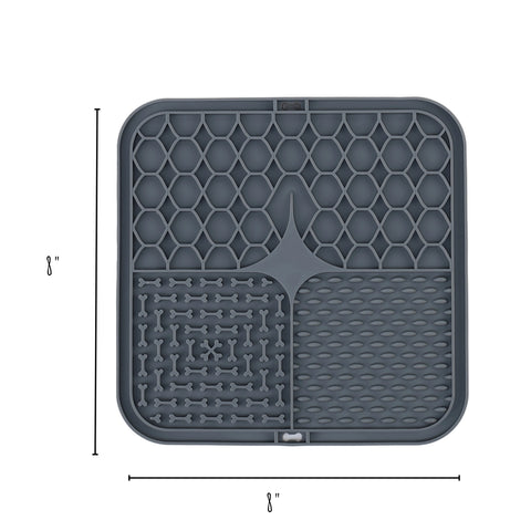 Calming Lick Mat - Dark Grey