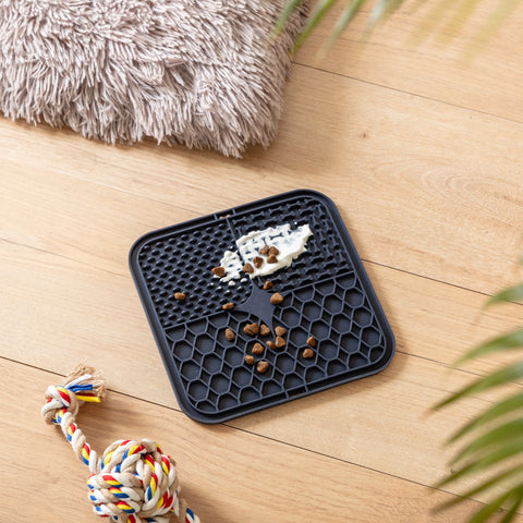 Calming Lick Mat - Dark Grey