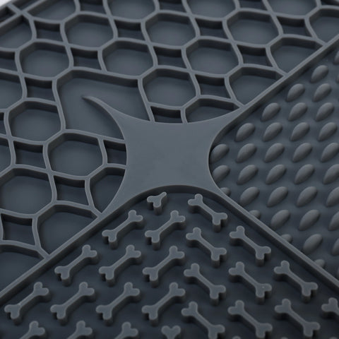 Calming Lick Mat - Dark Grey