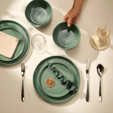 Cambridge Classics 12 Piece Dinnerware Set - Jade