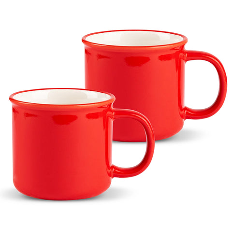 Camper Mug, Cherry Red
