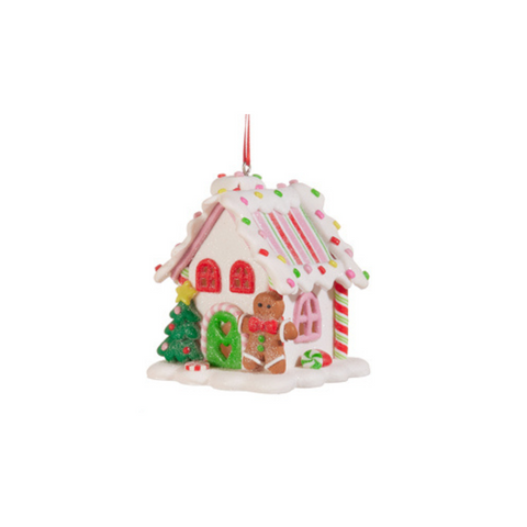 Candy House Ornament - Gingerbread Person