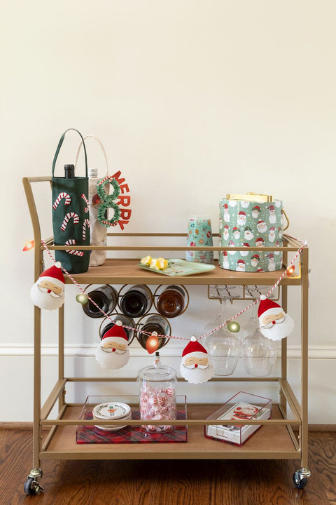 Candy Canes Wine Bag