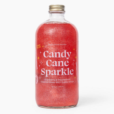 Candy Cane Sparkle Cocktail Mix + Mocktail Mix - Wood Stove Kitchen