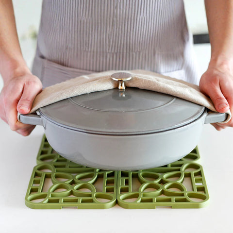 CapaBunga® Interlocking Trivet - Green